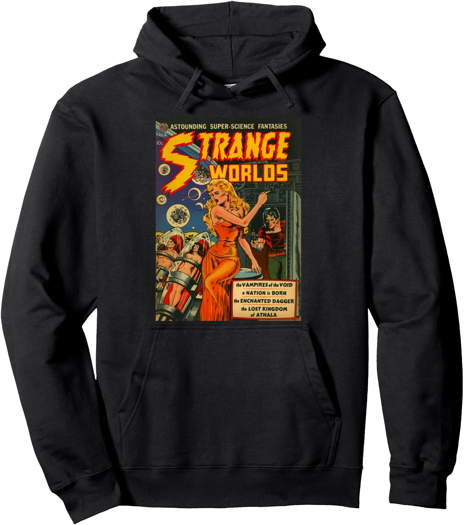 Authentic Sci Fi Pin Up Science Sweatshirt - Novelty Apparel for Adults - T-Shirt, Sweatshirt, Hoodie