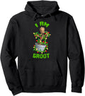 Original Marvel I Am Groot Cartoon Hoodie - Streetwear Style for Adults - T-Shirt, Sweatshirt, Hoodie