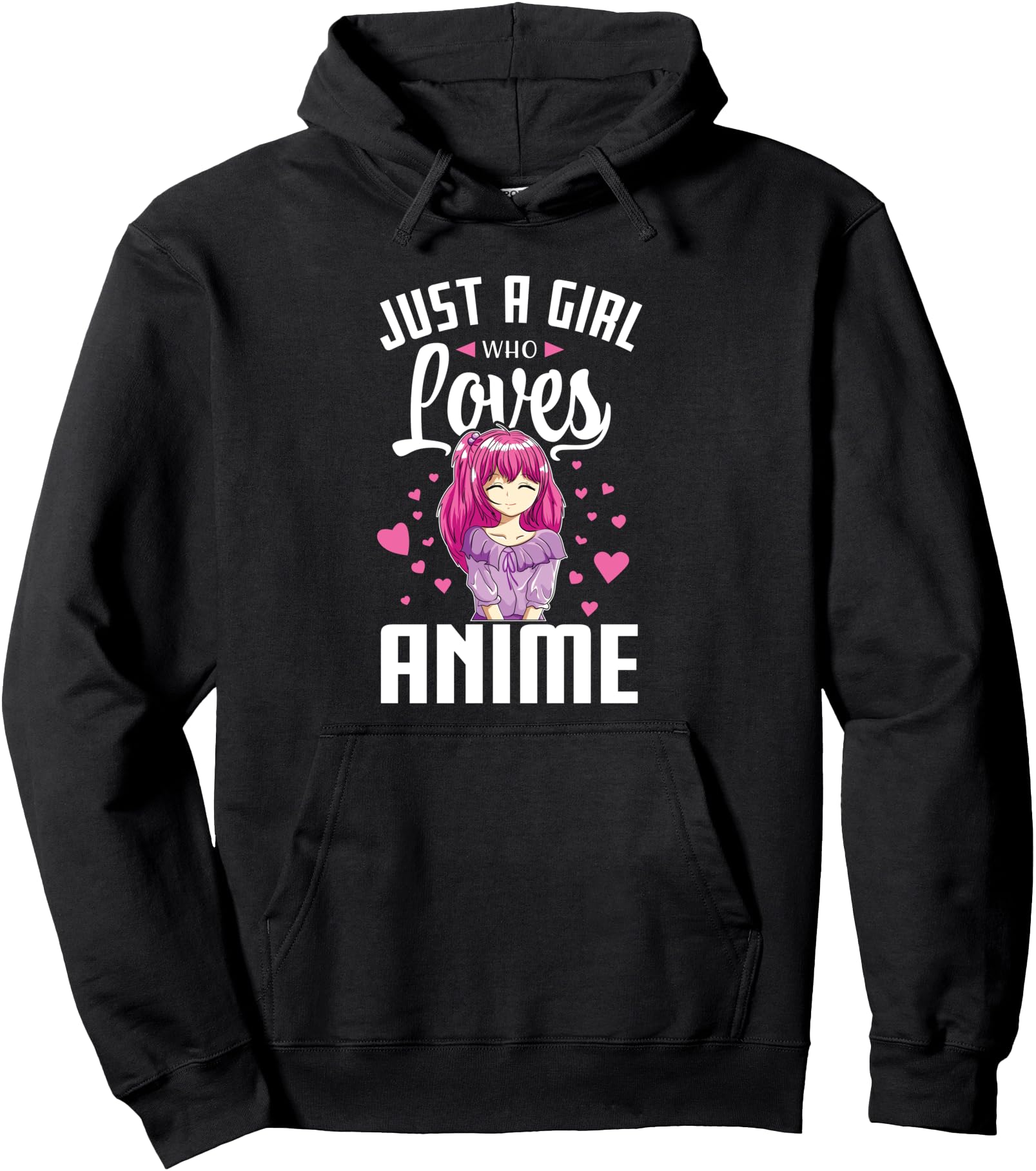 Handcrafted Just Who Loves Anime Teen T-Shirt - Unique Graphic Unisex - T-Shirt, Sweatshirt, Hoodie