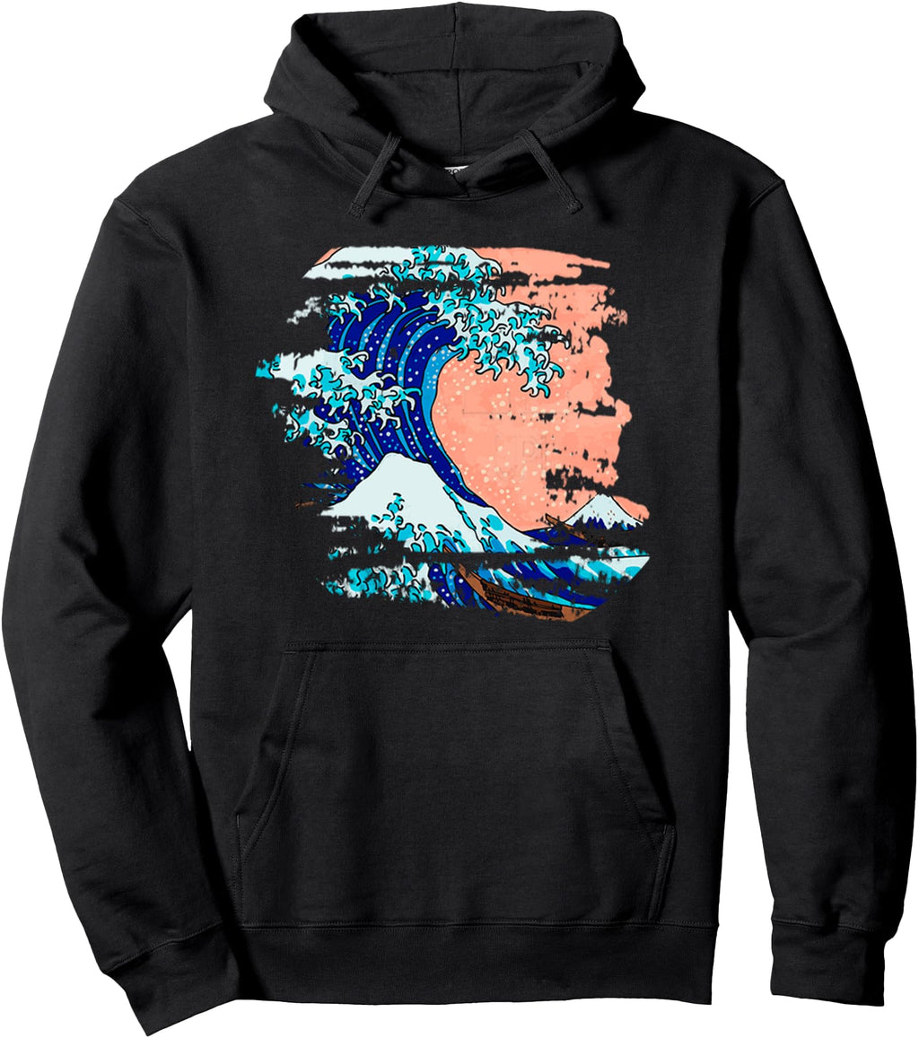 Authentic Great Wave Off Kanagawa T-Shirt - Fun Novelty Design for Adults - T-Shirt, Sweatshirt, Hoodie