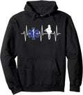 Ems Anime Emt Paramedic Heartbeat Sweatshirt - Minimalist Print Unisex - T-Shirt, Sweatshirt, Hoodie