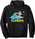 Florida Surfer Santa Tropical Holiday Sweatshirt - Novelty Apparel Unisex - T-Shirt, Sweatshirt, Hoodie