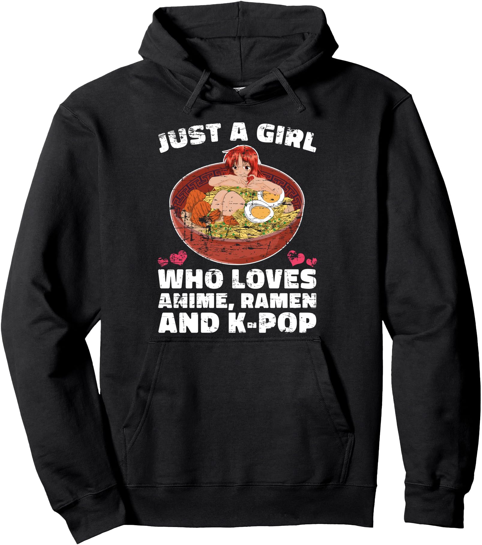 Korean Music Kpop Japan Ramen Noodles Hoodie - Graphic Print for Adults - T-Shirt, Sweatshirt, Hoodie