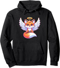Handcrafted Comic Fox Is Angel Wings T-Shirt - Casual Everyday Wear Unisex - T-Shirt, Sweatshirt, Hoodie