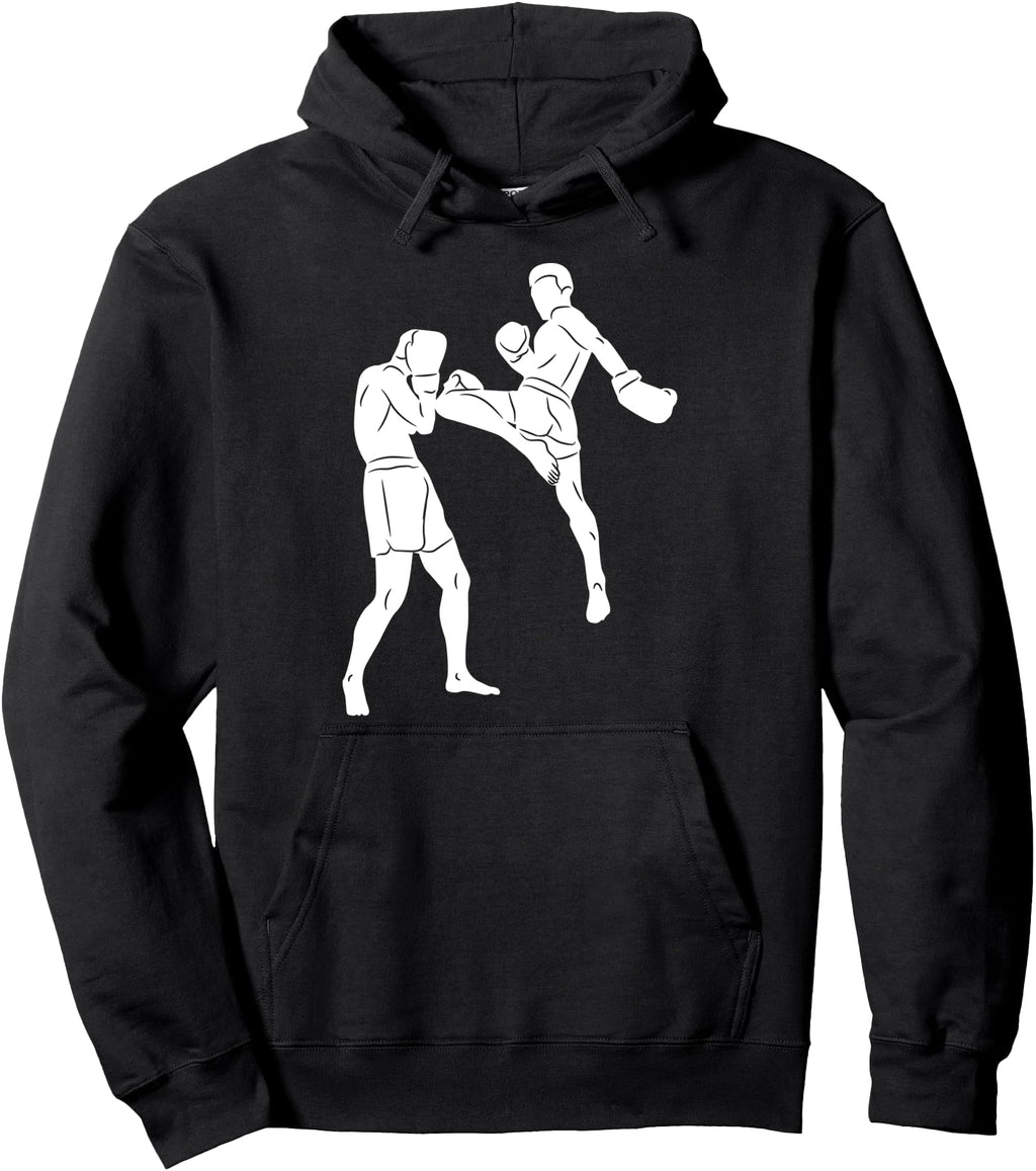 Authentic Silhouette Muay Thai Sweatshirt - Trendy Graphic Unisex - T-Shirt, Sweatshirt, Hoodie