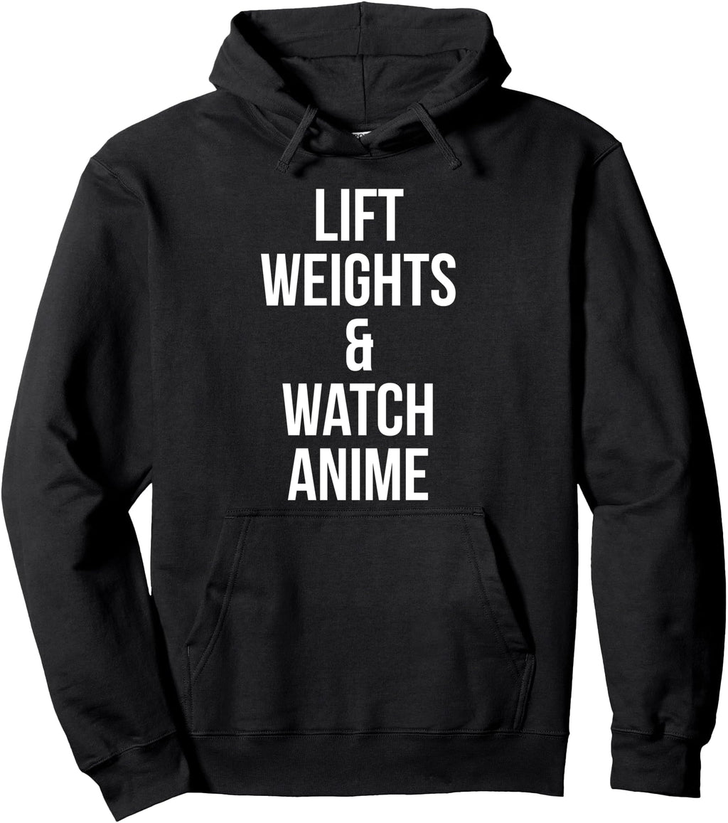 Handcrafted Lift Weights And Watch Anime T-Shirt - Unique Graphic Unisex - T-Shirt, Sweatshirt, Hoodie