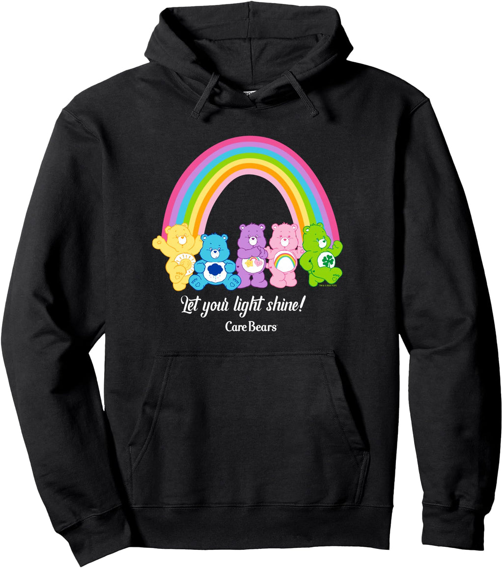 Authentic Care Bears Let Your Light Hoodie - Graphic Print for Adults - T-Shirt, Sweatshirt, Hoodie