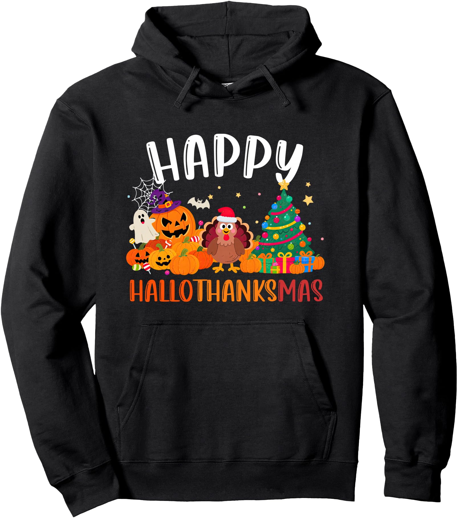 Original Halloween Thanksgiving T-Shirt - Fun Novelty Design Men Women - T-Shirt, Sweatshirt, Hoodie