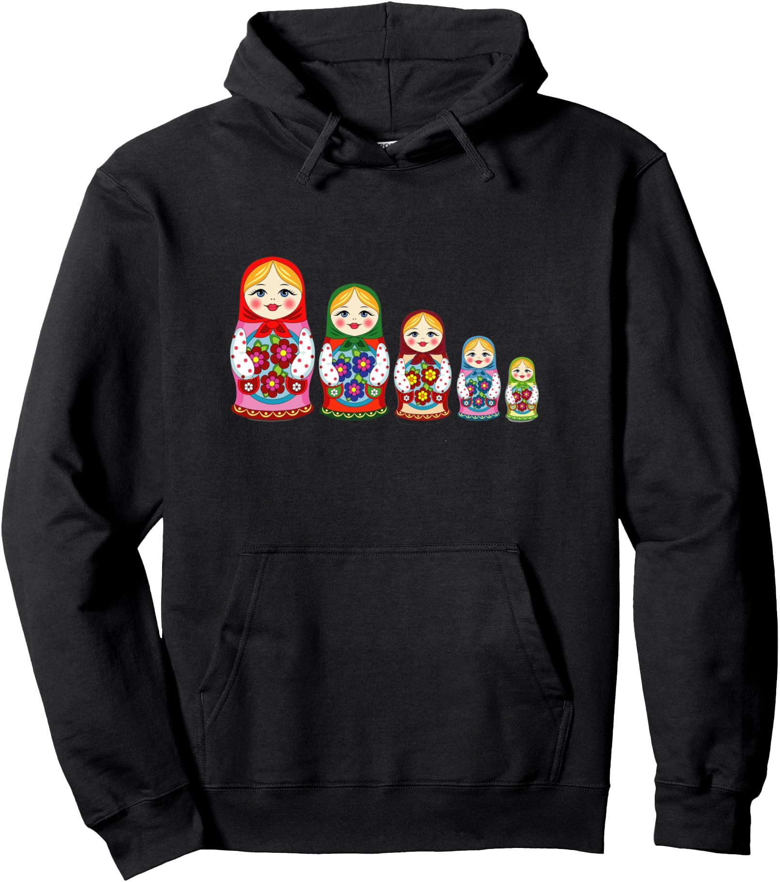 Exclusive Russian Nesting Dolls Hoodie - Novelty Apparel Men Women - T-Shirt, Sweatshirt, Hoodie