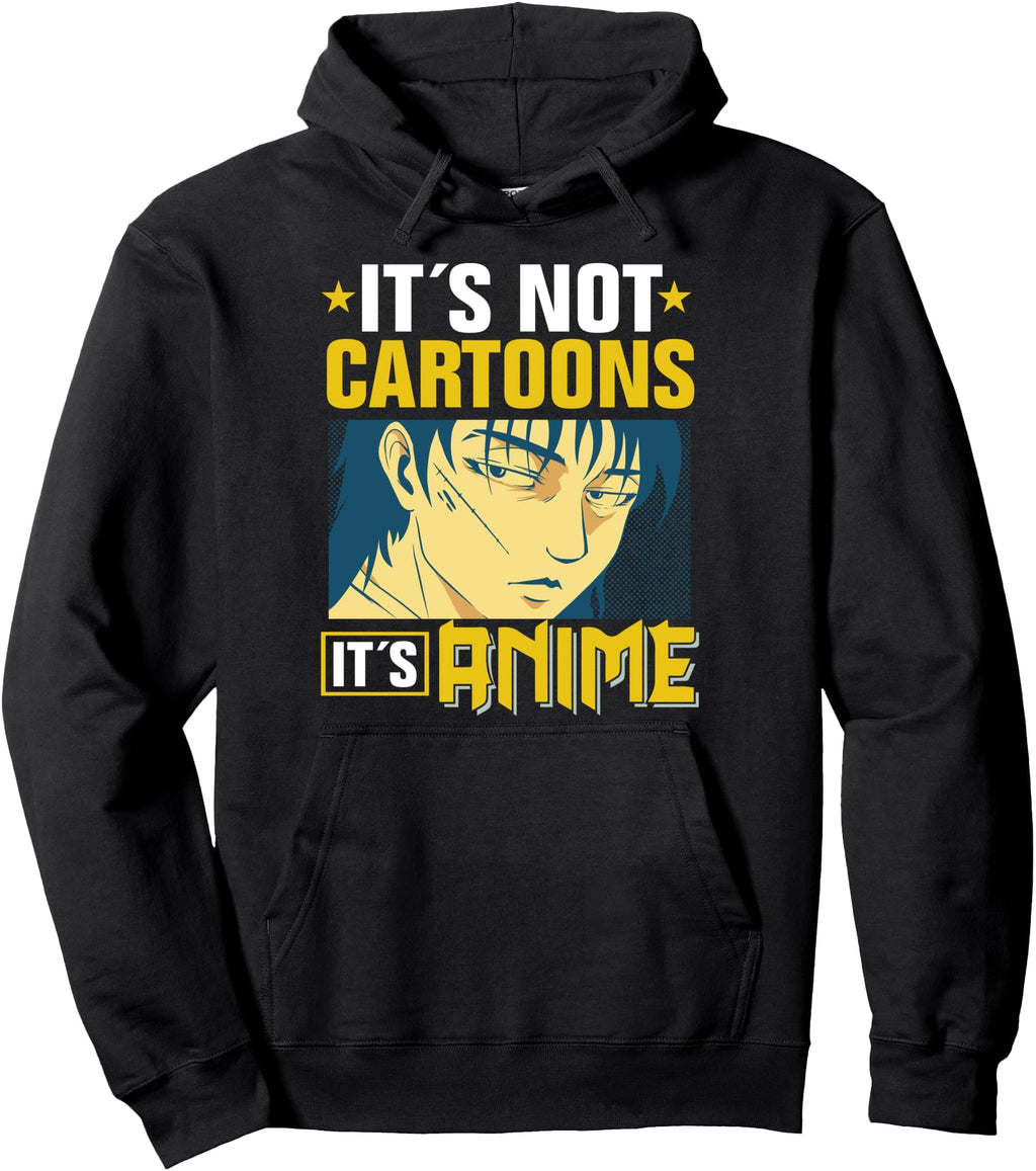Authentic Anime Manga It S Not Cartoon Sweatshirt - Novelty Apparel Unisex - T-Shirt, Sweatshirt, Hoodie