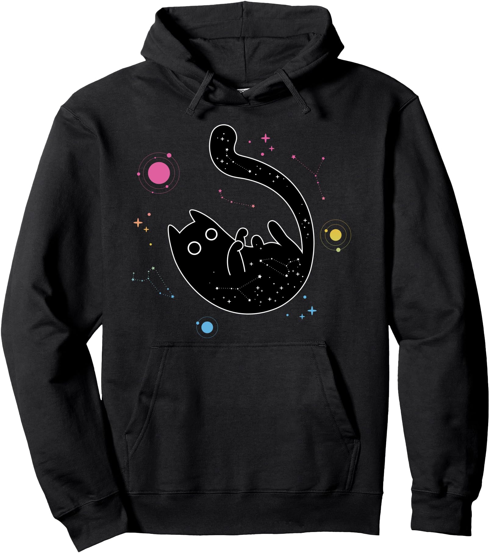 Original Pansexual Cat Galaxy Space T-Shirt - Custom Art Print for Adults - T-Shirt, Sweatshirt, Hoodie