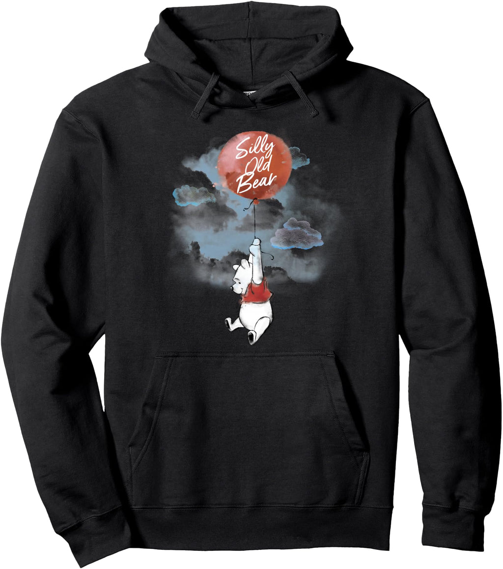 Winnie Pooh Silly Old Bear Balloon Hoodie - Casual Everyday Wear Unisex - T-Shirt, Sweatshirt, Hoodie