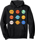 Kawaii Solar System Space Planets T-Shirt - Novelty Apparel for Adults - T-Shirt, Sweatshirt, Hoodie