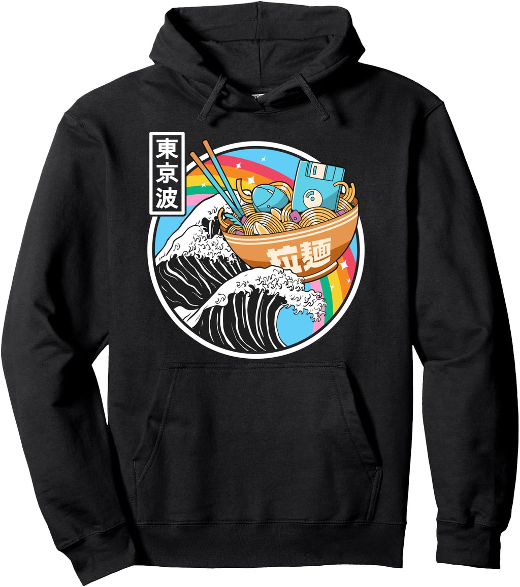Handcrafted Digital Ramen Bowl Sweatshirt - Novelty Apparel Men Women - T-Shirt, Sweatshirt, Hoodie