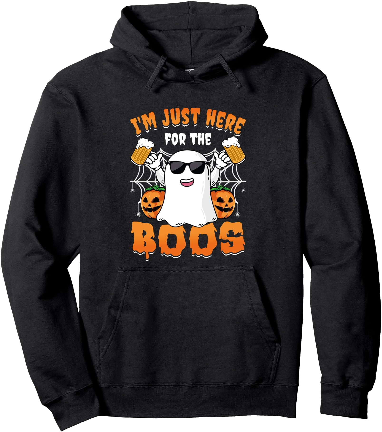 Handcrafted I M Just Here Boos Party T-Shirt - Custom Art Print for Adults - T-Shirt, Sweatshirt, Hoodie