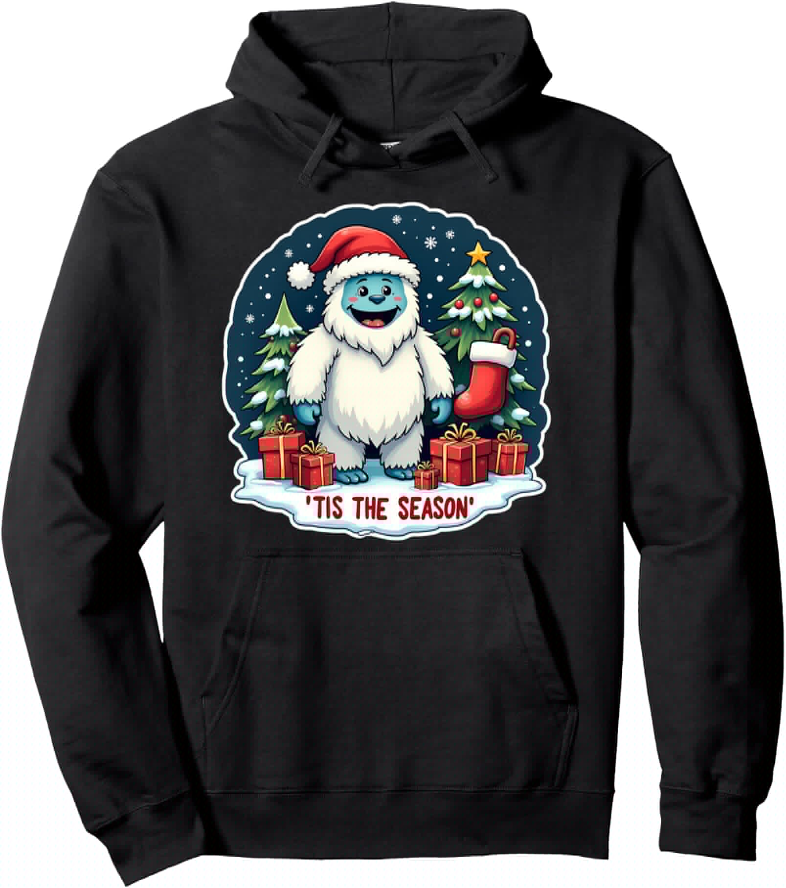 Authentic Tis Season Yeti Sweatshirt - Fun Novelty Design Unisex - T-Shirt, Sweatshirt, Hoodie