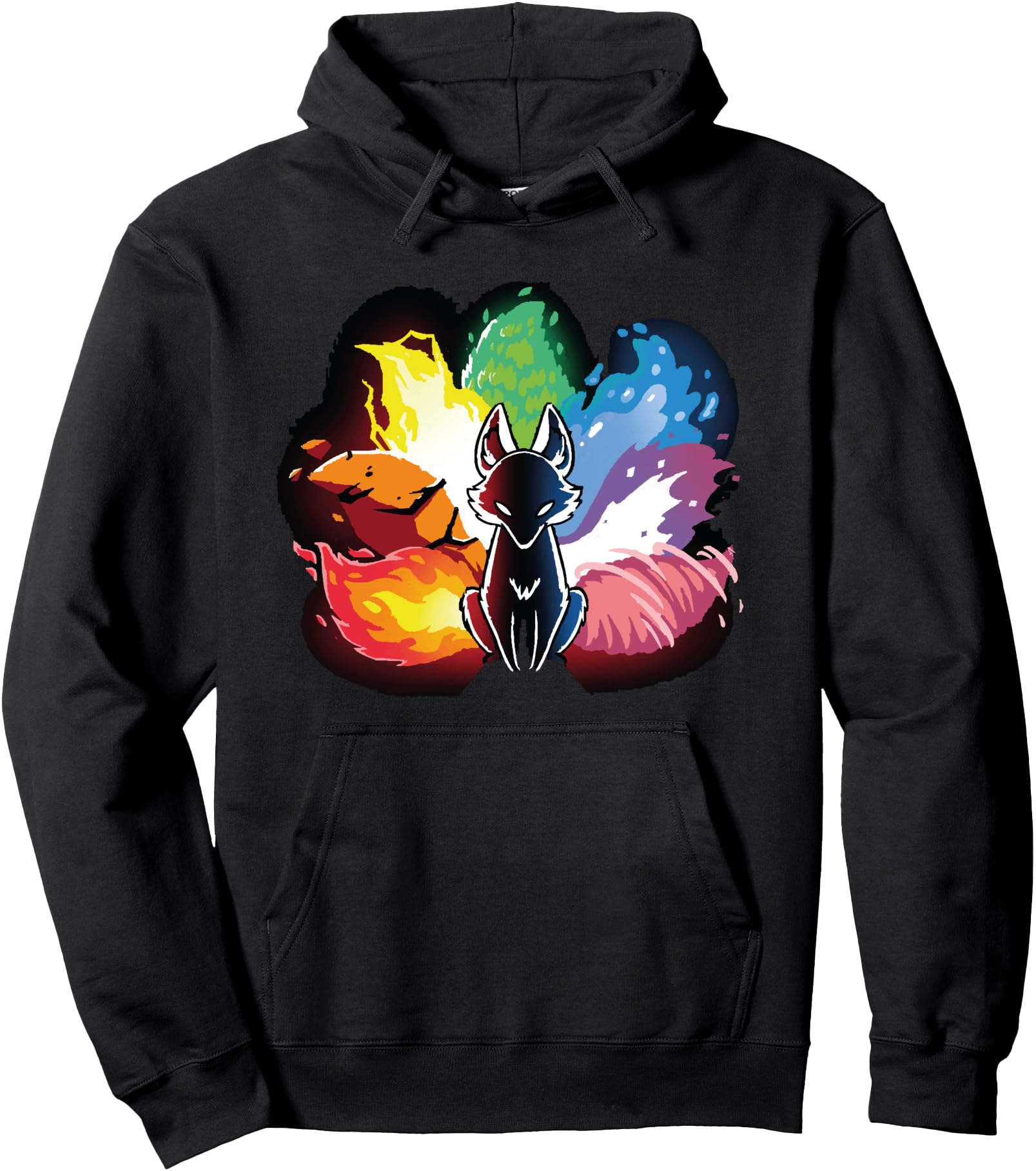 Exclusive Japanese Fox Kitsune Seven Hoodie - Graphic Print for Adults - T-Shirt, Sweatshirt, Hoodie