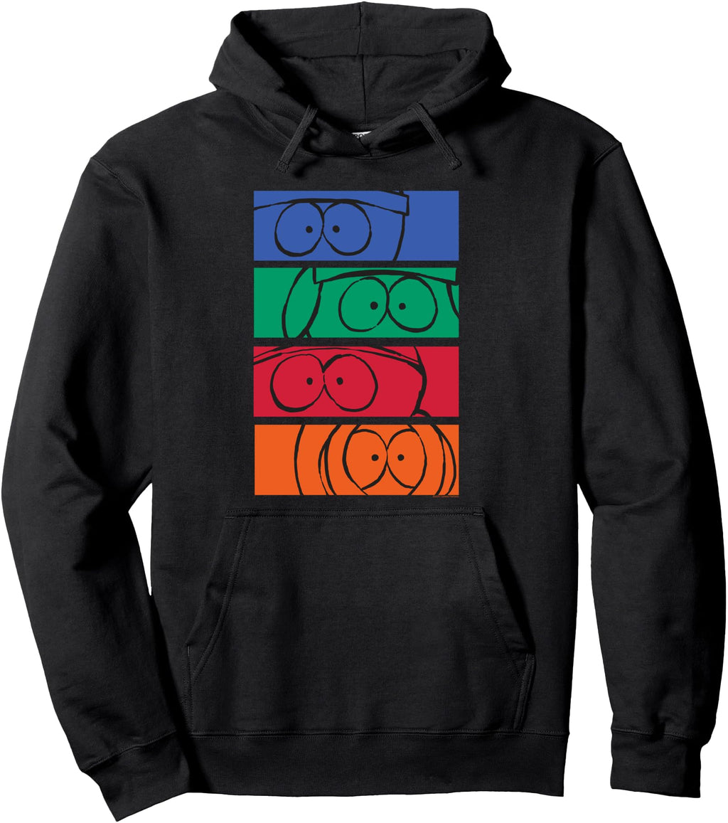 South Park Eyes Colorblock Pop Art Cartoon T-Shirt - Unique Graphic Unisex - T-Shirt, Sweatshirt, Hoodie