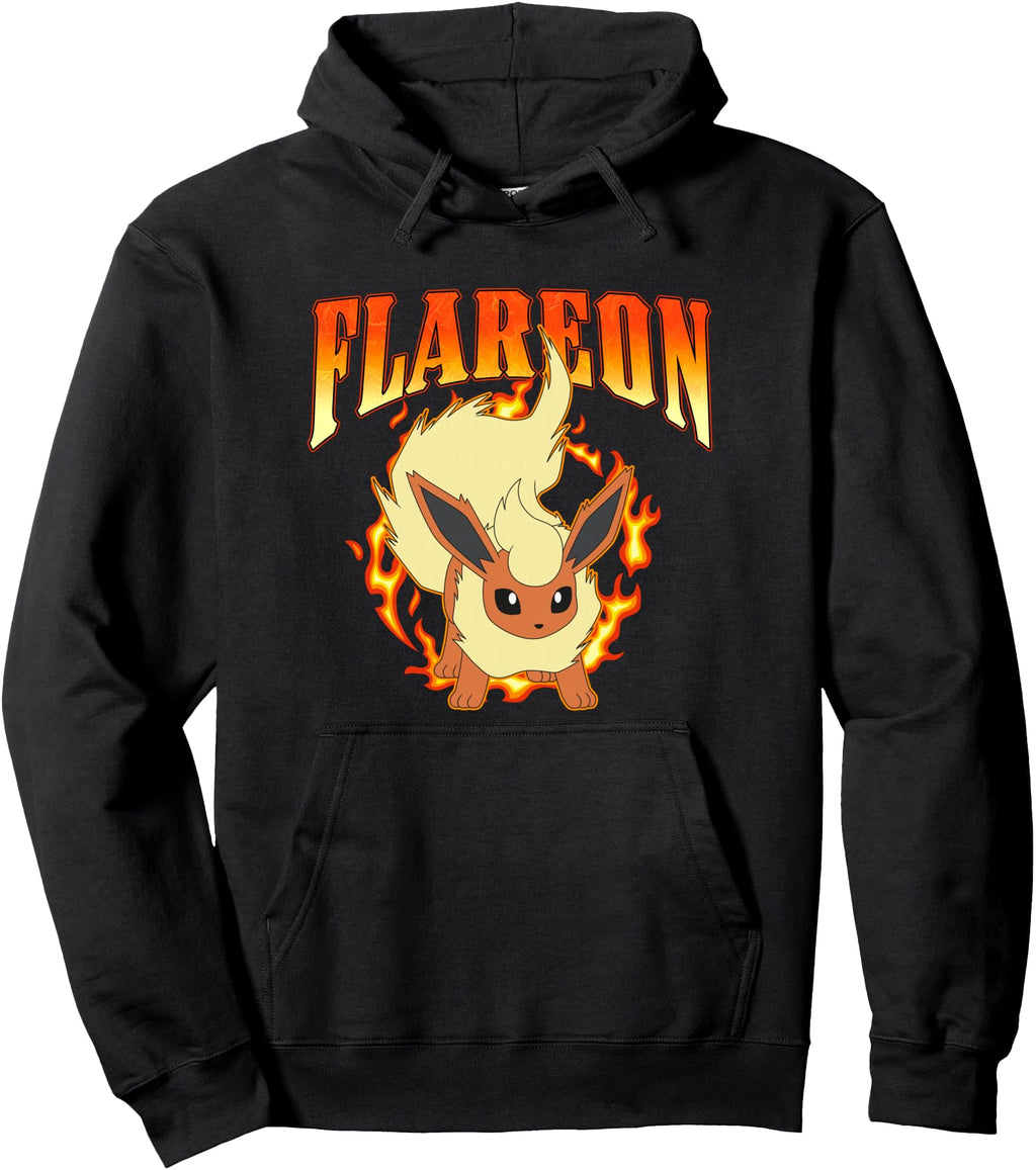 Pok Mon Epic Flareon Fire Attack Big Hoodie - Novelty Apparel Men Women - T-Shirt, Sweatshirt, Hoodie