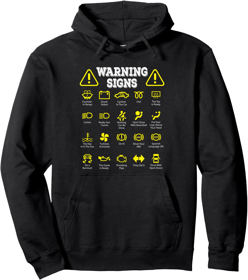 Handcrafted Driving Warning Signs Sweatshirt - Streetwear Style Men Women - T-Shirt, Sweatshirt, Hoodie