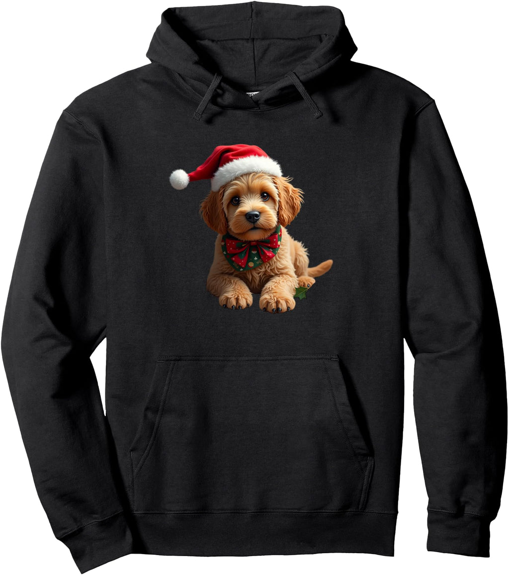 Labradoodle Festive Puppy Puppies Sweatshirt - Unique Graphic for Adults - T-Shirt, Sweatshirt, Hoodie