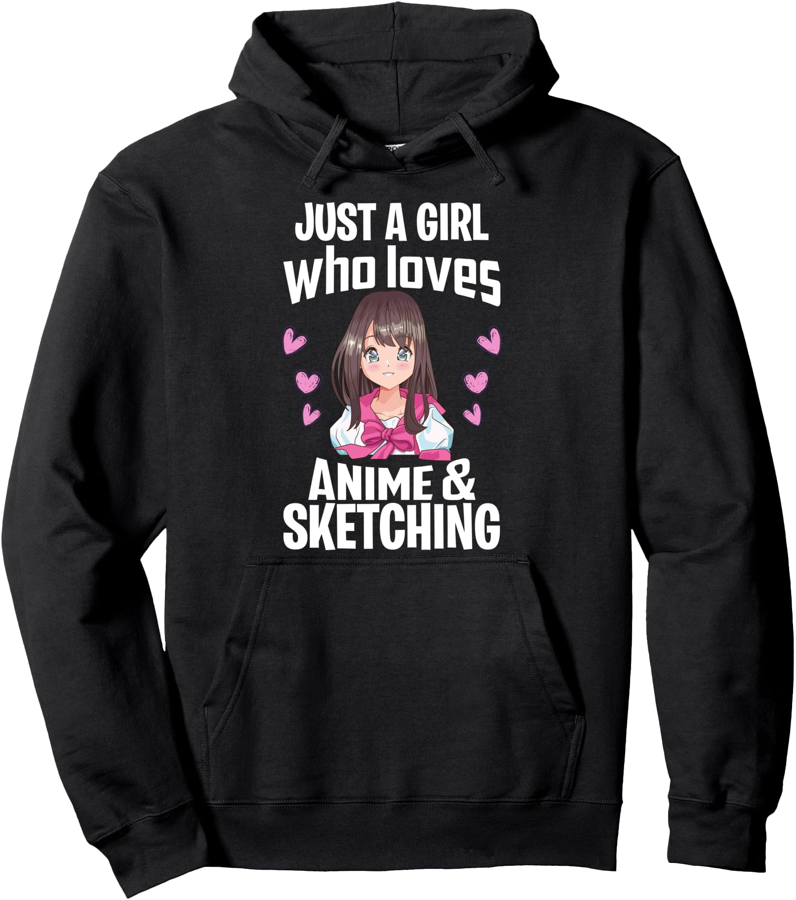 Authentic Anime Gifts Just Who Sweatshirt - Fun Novelty Design for Adults - T-Shirt, Sweatshirt, Hoodie