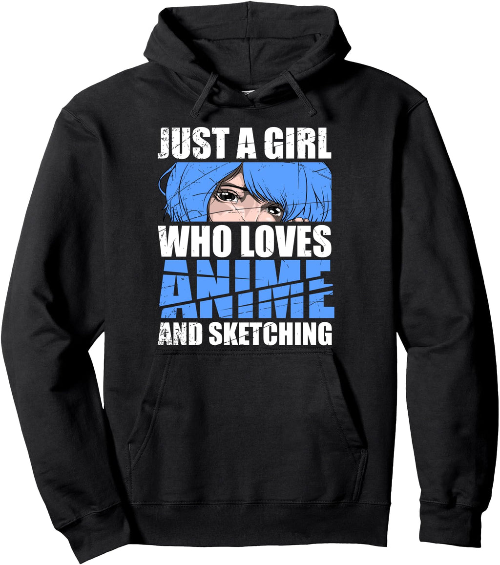 Original Drawing Sketching Manga Sweatshirt - Graphic Print for Adults - T-Shirt, Sweatshirt, Hoodie