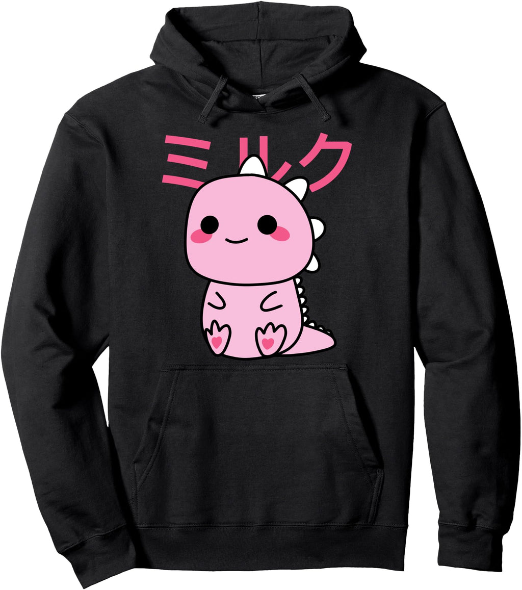 Strawberry Milk Dinosaur Anime T-Shirt - Casual Everyday Wear for Adults - T-Shirt, Sweatshirt, Hoodie