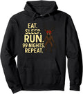 Eat Sleep Run 99 Nights Repeat Sweatshirt - Streetwear Style for Adults - T-Shirt, Sweatshirt, Hoodie