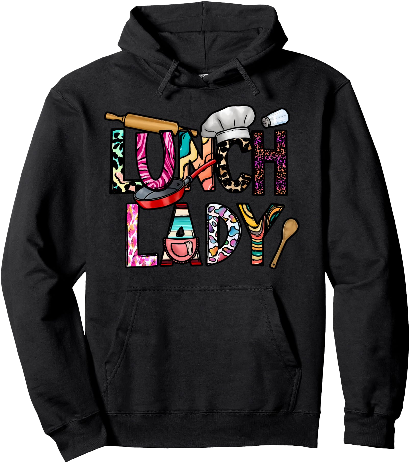 Lunch Lady Cafeteria Worker Lunch Sweatshirt - Fun Novelty Design Unisex - T-Shirt, Sweatshirt, Hoodie
