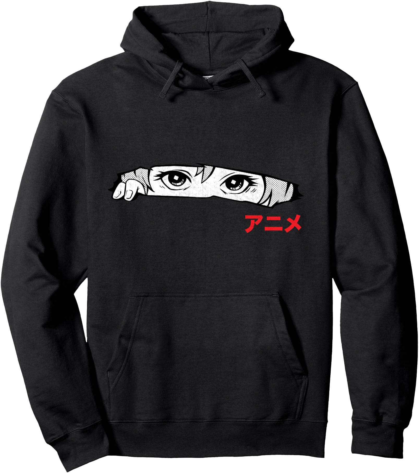 Handcrafted Aesthetic Anime Eyes Japanese T-Shirt - Unique Graphic Unisex - T-Shirt, Sweatshirt, Hoodie