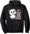 Just Who Loves Pandas Artist Hoodie - Trendy Graphic Men Women - T-Shirt, Sweatshirt, Hoodie