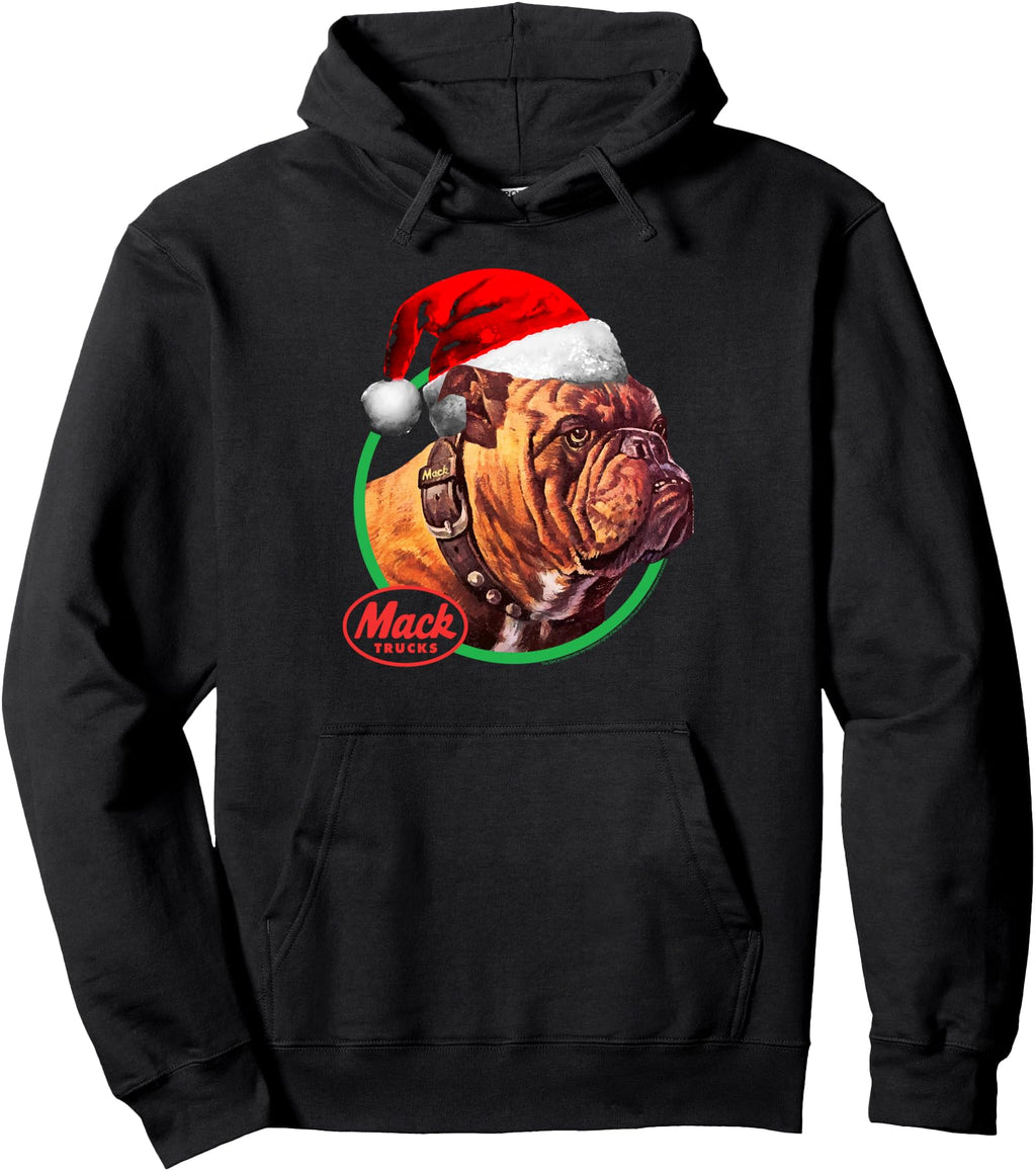 Exclusive Mack Trucks Holiday Bulldog T-Shirt - Novelty Apparel Men Women - T-Shirt, Sweatshirt, Hoodie