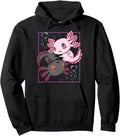 Original Kawaii Axolotl Yin Pets Sakura Hoodie - Fun Novelty Design Unisex - T-Shirt, Sweatshirt, Hoodie
