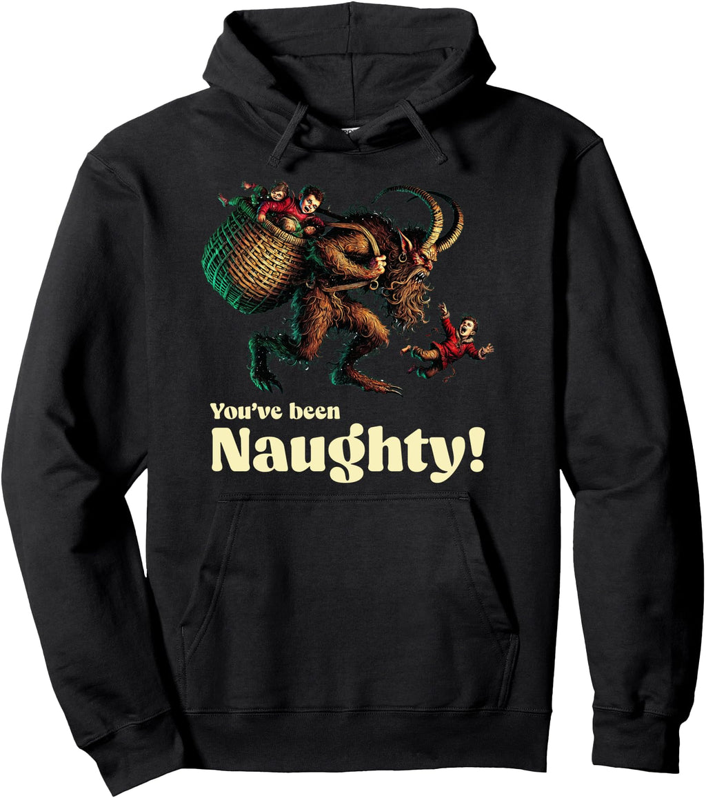Authentic Krampus You Ve Been Naughty Hoodie - Aesthetic Graphic Men Women - T-Shirt, Sweatshirt, Hoodie