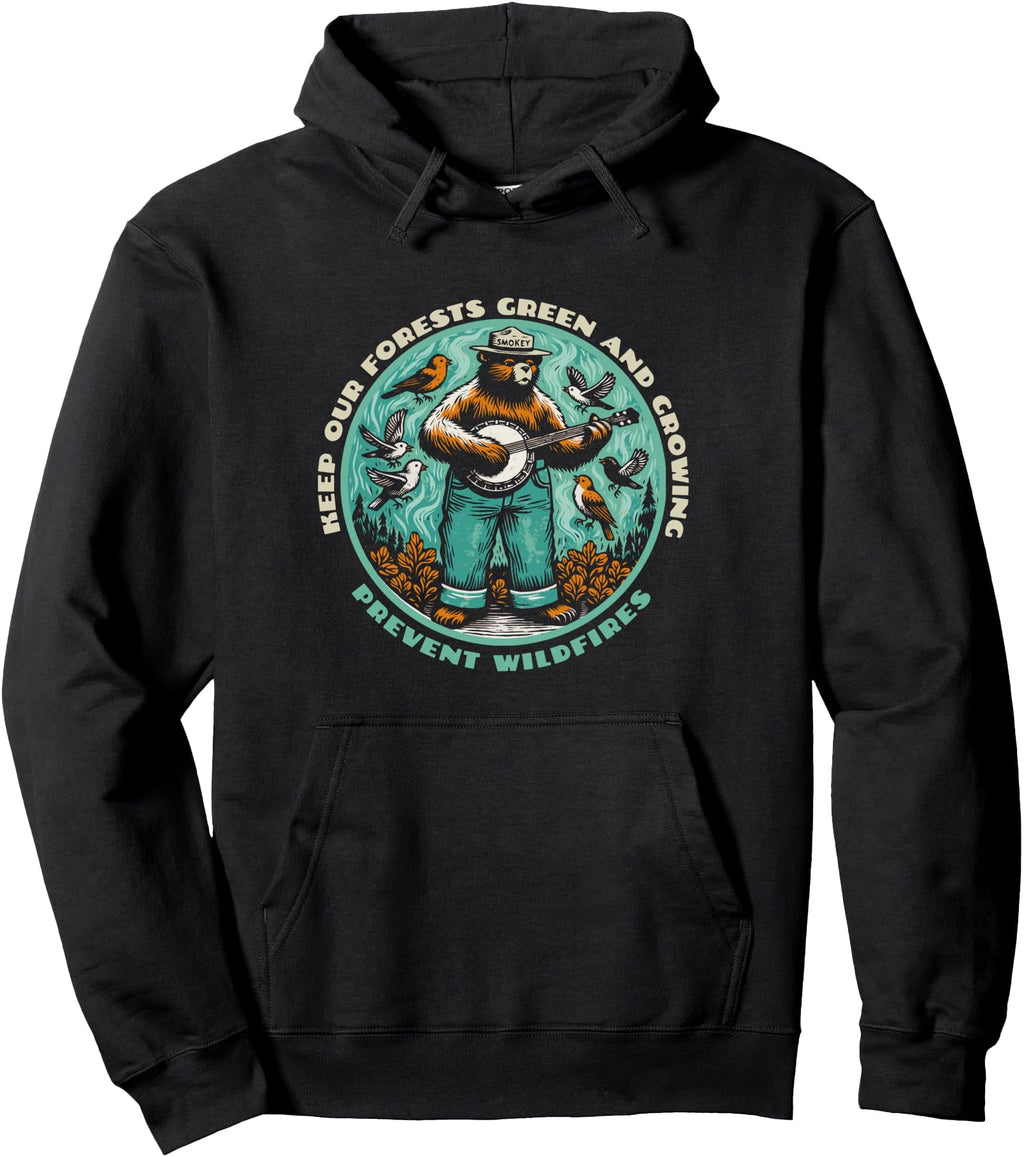 Original Prevent Wildfires Smokey T-Shirt - Fun Novelty Design Men Women - T-Shirt, Sweatshirt, Hoodie