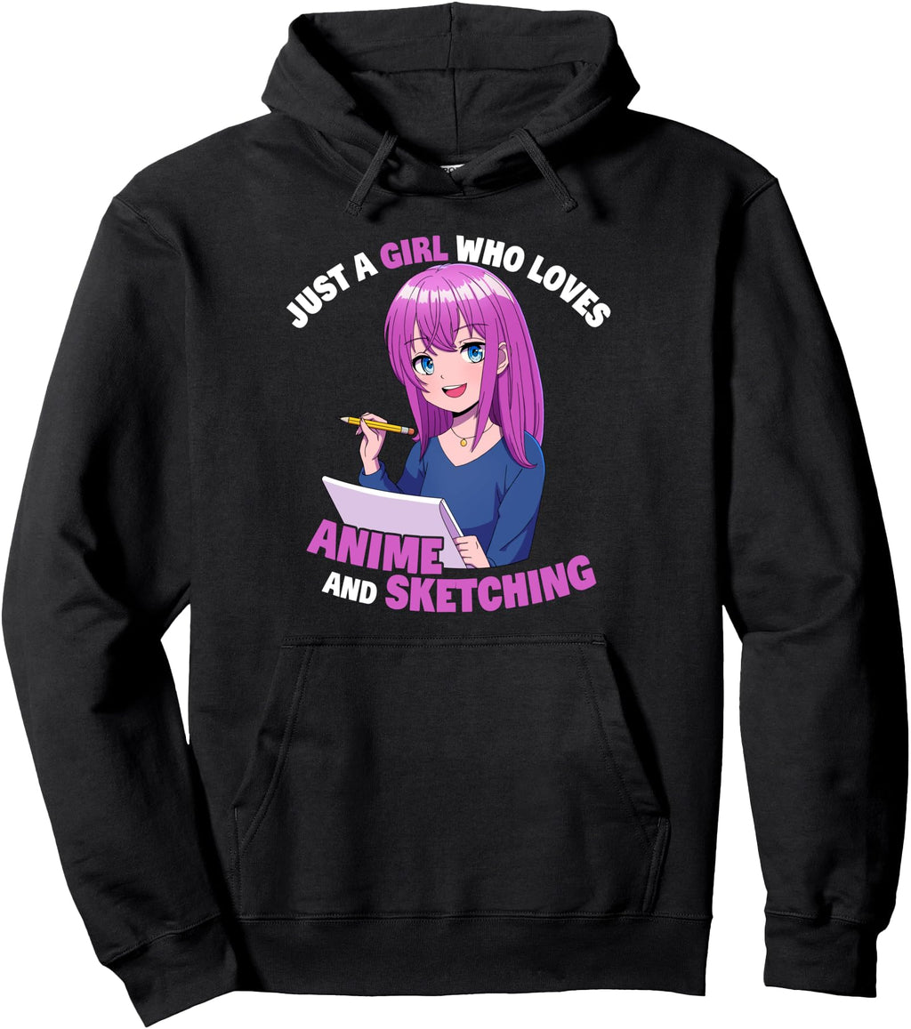 Original Just Who Loves Anime And T-Shirt - Fun Novelty Design Unisex - T-Shirt, Sweatshirt, Hoodie