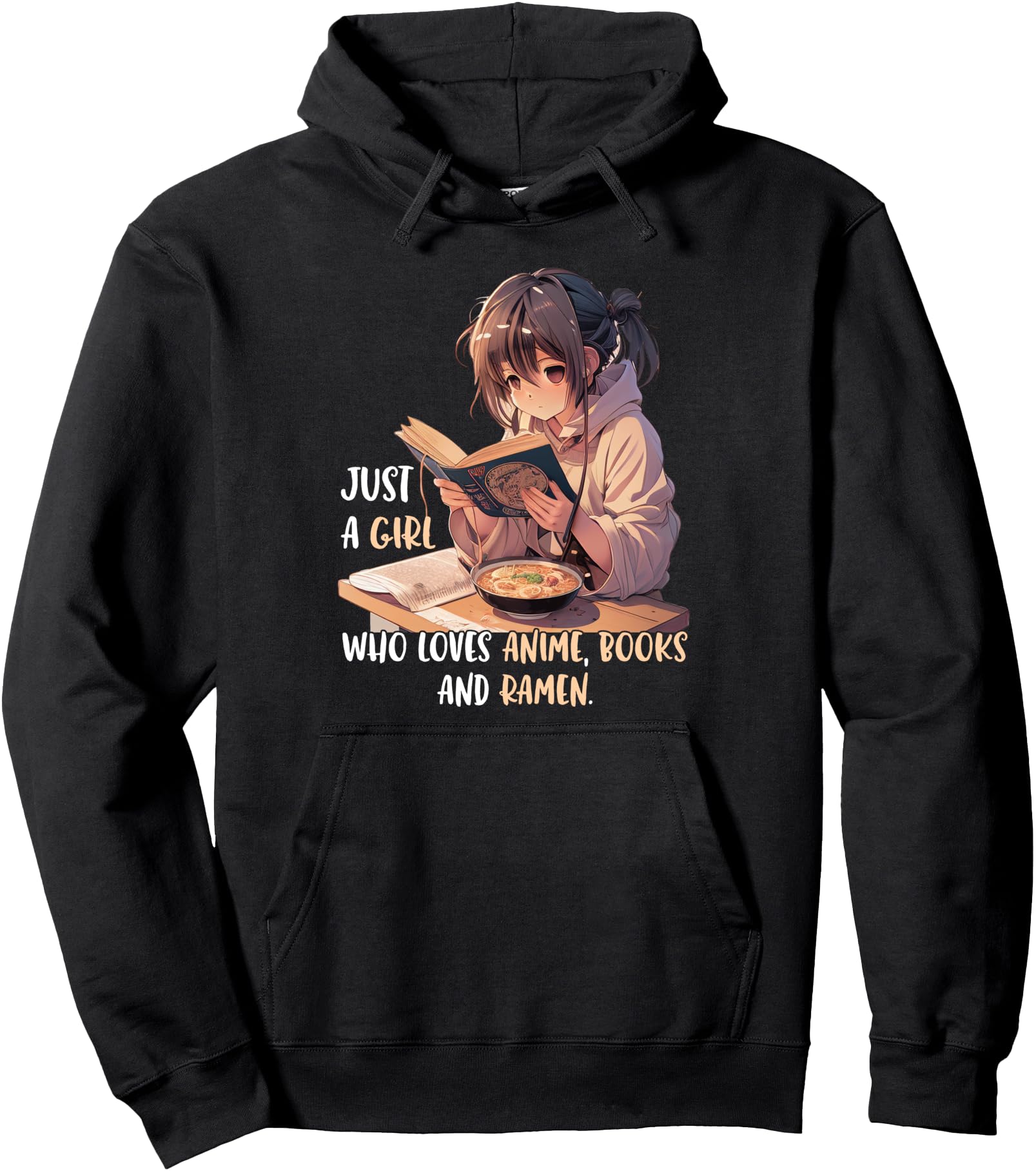 Exclusive Just Who Loves Anime Ramen And Hoodie - Trendy Graphic Unisex - T-Shirt, Sweatshirt, Hoodie