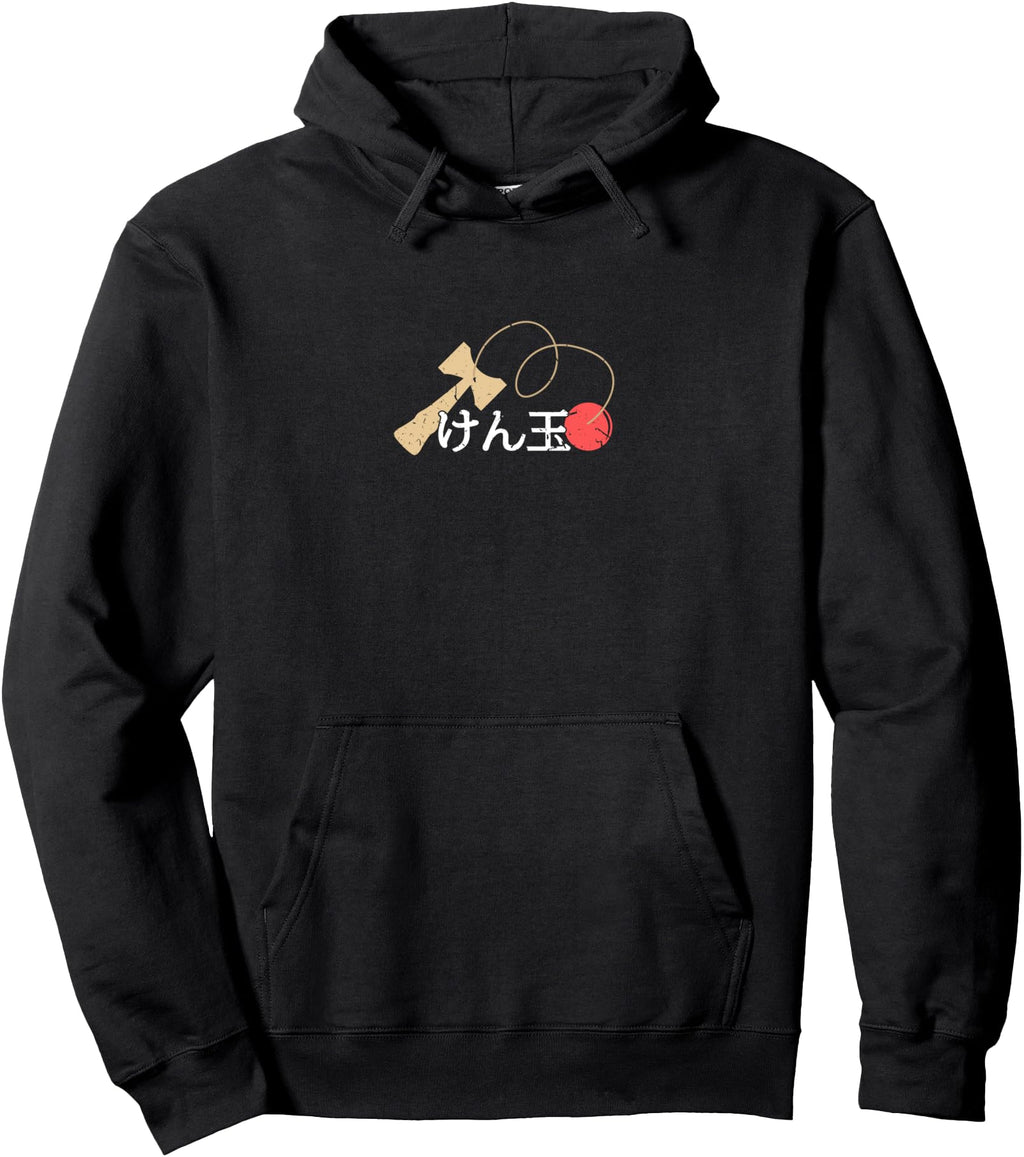 Handcrafted Kendama Japanese Letters Hoodie - Streetwear Style Men Women - T-Shirt, Sweatshirt, Hoodie