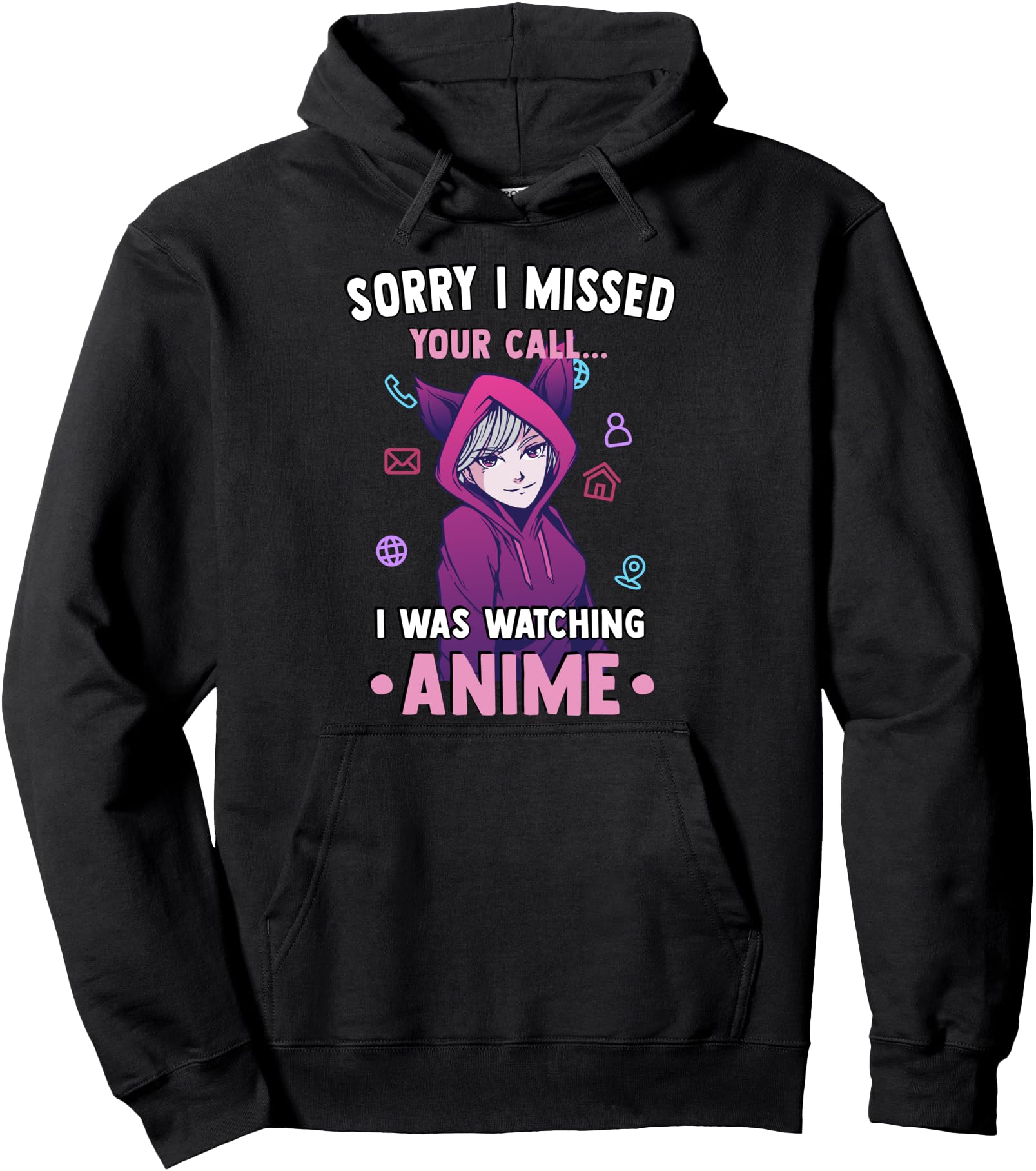 Authentic Otaku Sorry I Missed Sweatshirt - Minimalist Print Men Women - T-Shirt, Sweatshirt, Hoodie