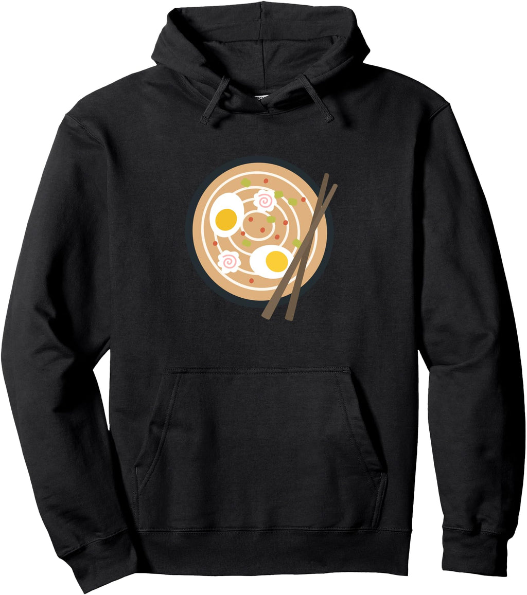 Ramen Bowl Japanese Rare Hoodie - Minimalist Print for Adults - T-Shirt, Sweatshirt, Hoodie