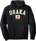 Exclusive Osaka Japan Japanese Flag Hoodie - Novelty Apparel for Adults - T-Shirt, Sweatshirt, Hoodie