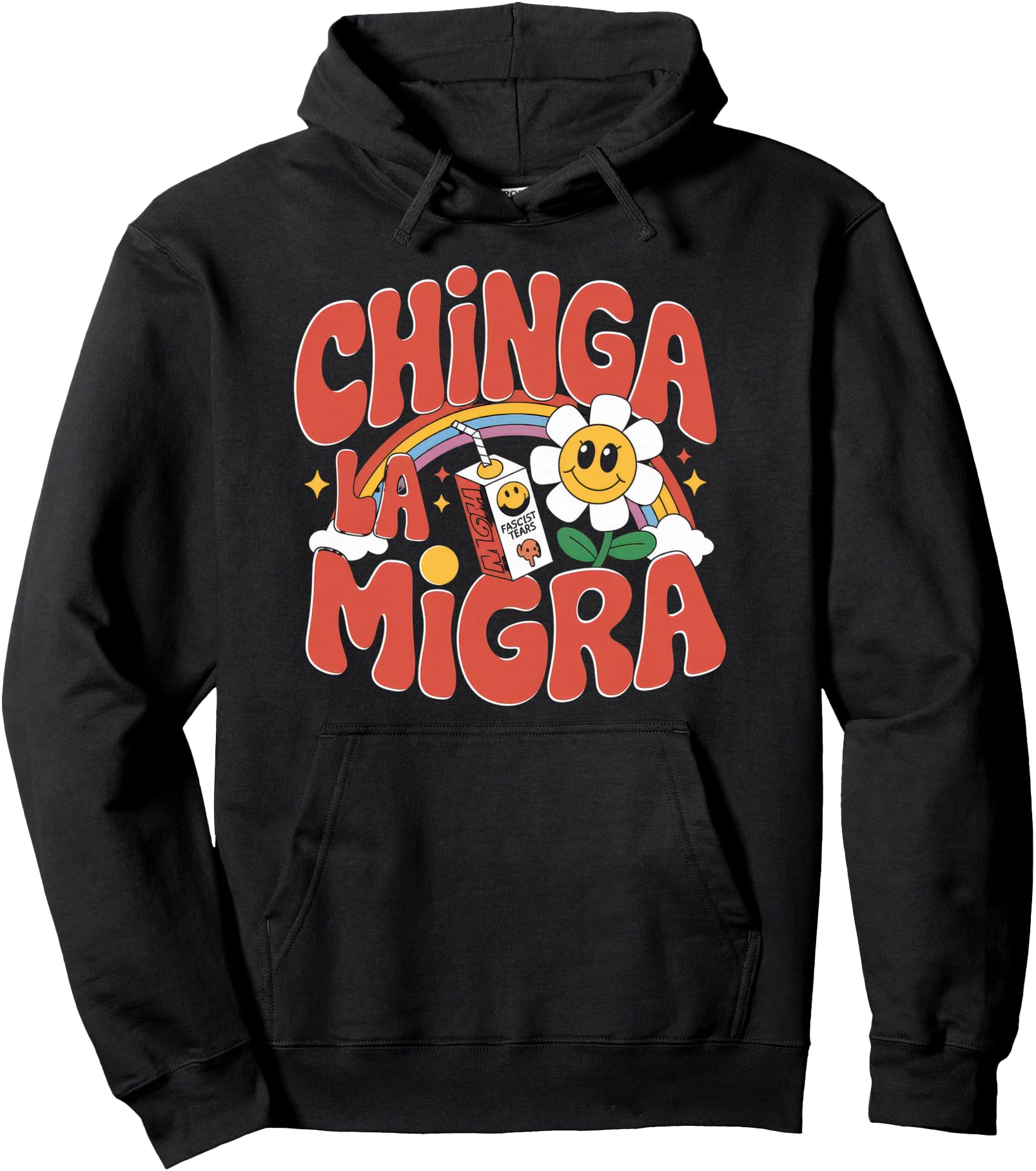 Original Chinga La Migra 8645 Abolish Ice Hoodie - Trendy Graphic Unisex - T-Shirt, Sweatshirt, Hoodie