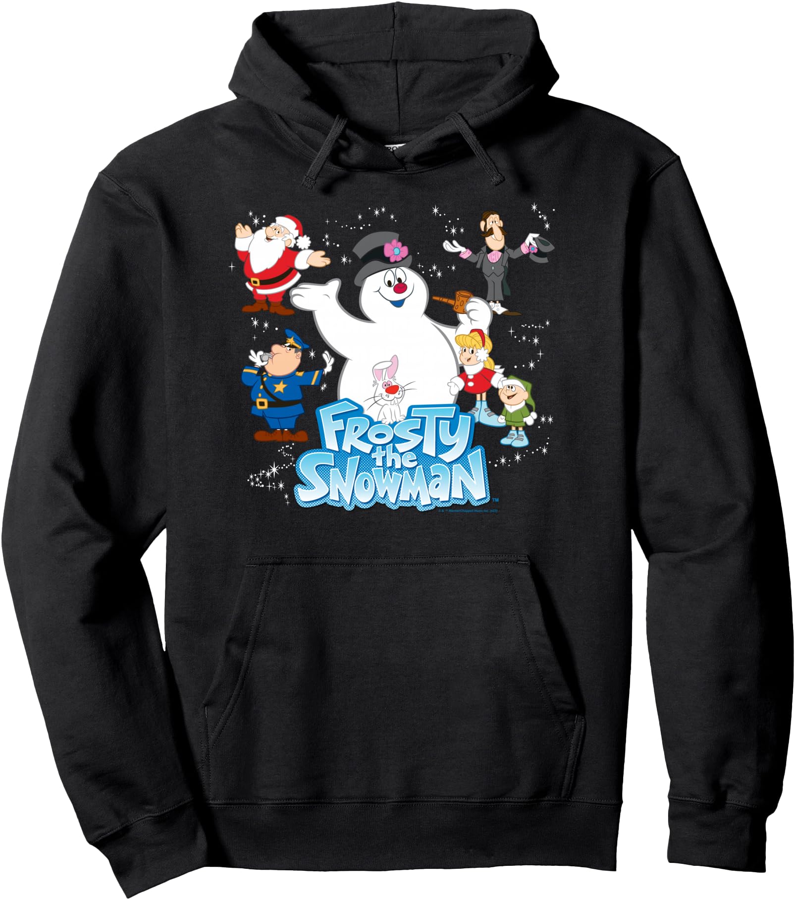 Frosty Snowman Frosty Cast Rare Hoodie - Casual Everyday Wear for Adults - T-Shirt, Sweatshirt, Hoodie