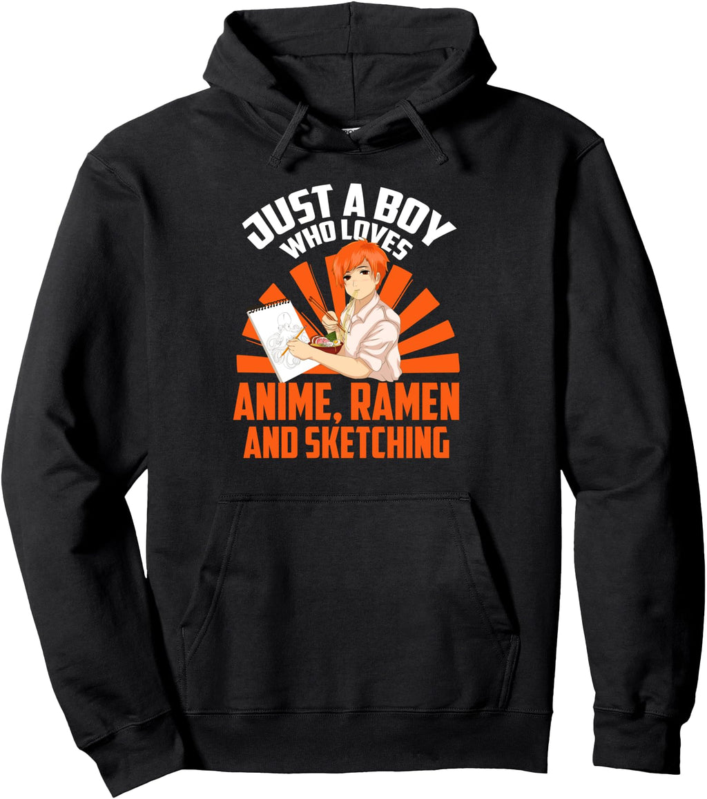 Exclusive Just Who Loves Anime Ramen T-Shirt - Streetwear Style for Adults - T-Shirt, Sweatshirt, Hoodie