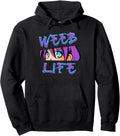 Authentic Weeb Life Weeaboo Sweatshirt - Aesthetic Graphic Men Women - T-Shirt, Sweatshirt, Hoodie