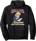Just Who Really Loves Anime And Sweatshirt - Fun Novelty Design Unisex - T-Shirt, Sweatshirt, Hoodie