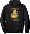 Handcrafted Kitty Biscuits Kneading Cat Hoodie - Trendy Graphic for Adults - T-Shirt, Sweatshirt, Hoodie