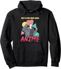 Authentic Kawaii Anime Just Who Loves T-Shirt - Aesthetic Graphic Unisex - T-Shirt, Sweatshirt, Hoodie