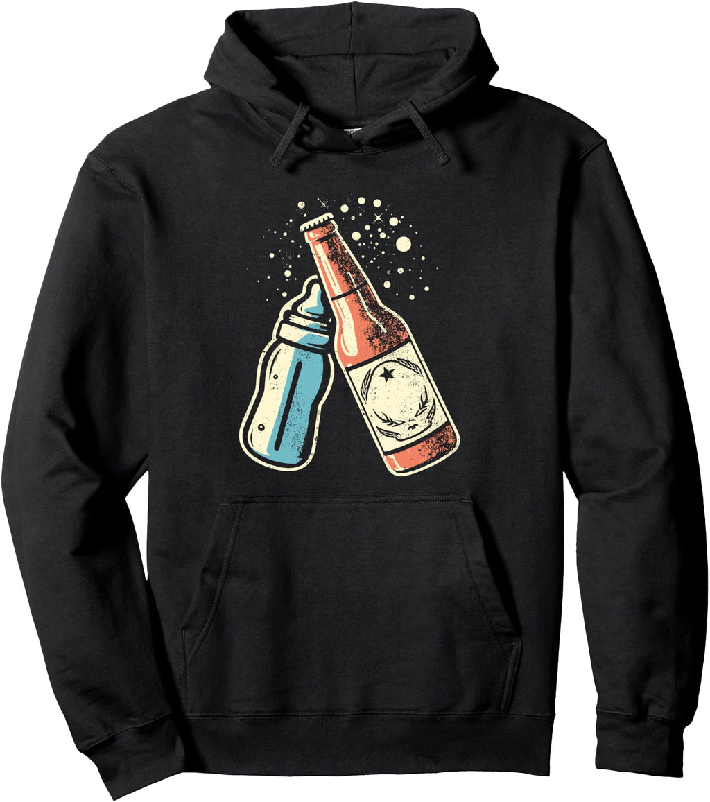 Handcrafted Beer Bottle Toast Cheers T-Shirt - Custom Art Print Men Women - T-Shirt, Sweatshirt, Hoodie